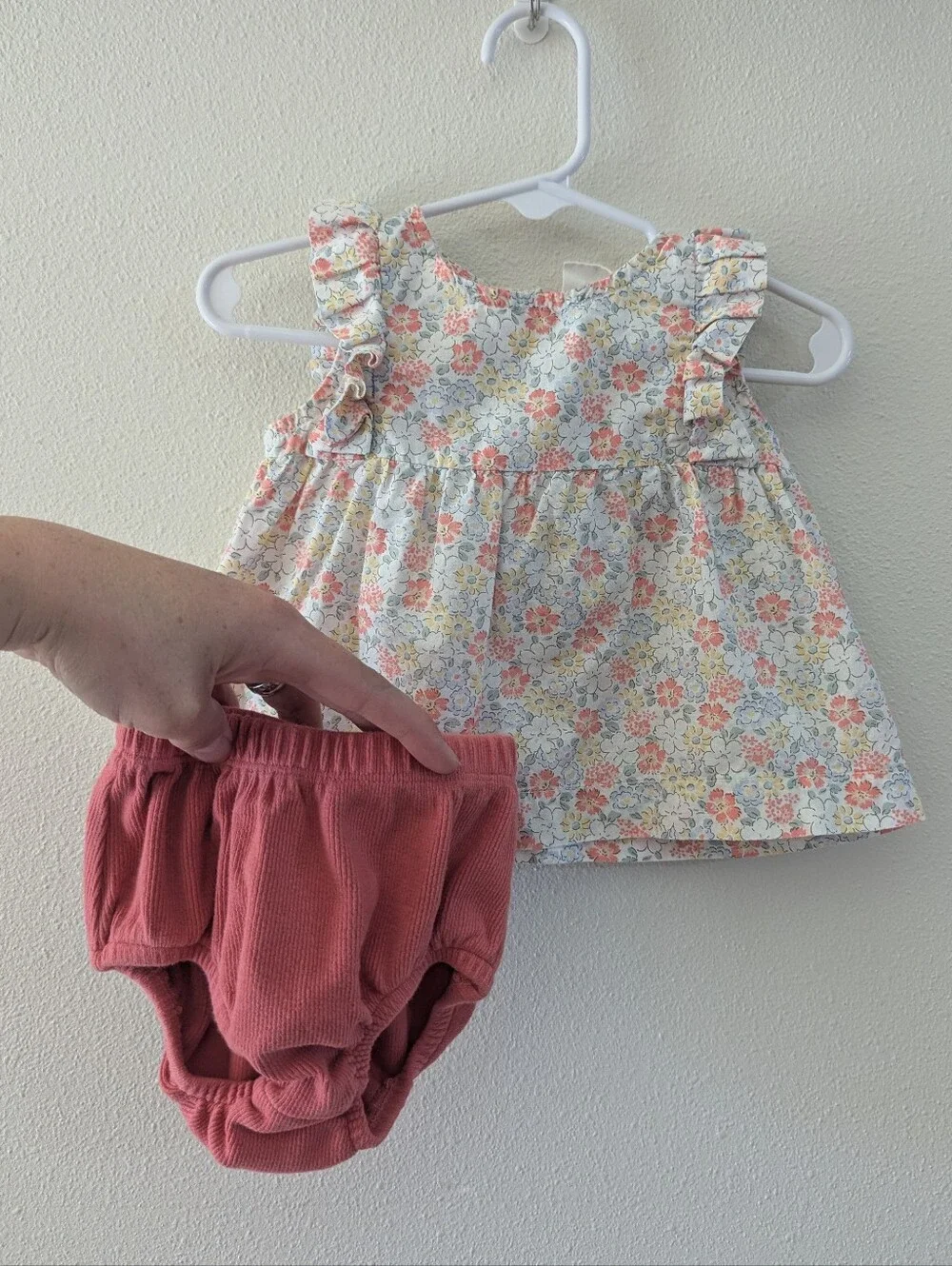 Floral Tunic Dress With Bloomers